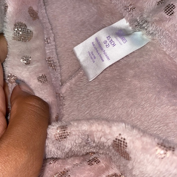 Pink with hearts size 0-2 - Picture 2 of 2